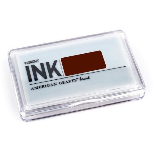 American Crafts - Archival Pigment Ink Stamp Pad - Chestnut, CLEARANCE