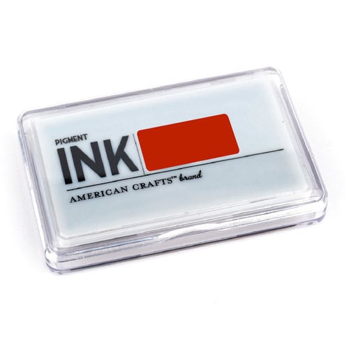 American Crafts - Archival Pigment Ink Stamp Pad - Cranberry, CLEARANCE