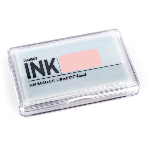 American Crafts - Archival Pigment Ink Stamp Pad - Blush, CLEARANCE