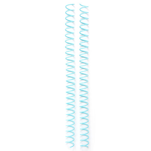 We R Makers - The Cinch Collection - Spiral Binding Wires - 0.625 Inch - Aqua - 4 Pack