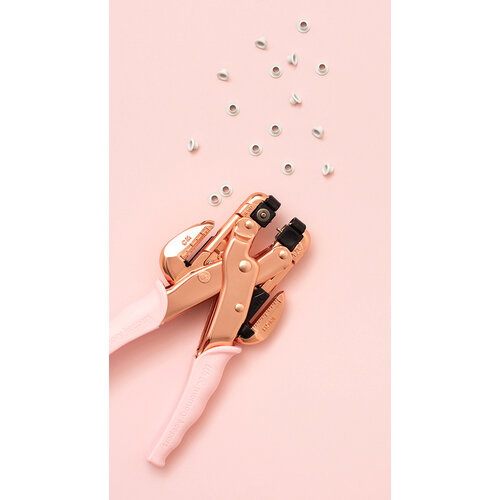 We R Memory Keepers Crop-A-Dile Hole Punch and Eyelet Setter-Rose Gold -  20565214