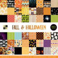 Die Cuts with a View - Fall and Halloween Collection - Halloween - Paper Stack - 12 x 12