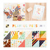 Die Cuts with a View - Playful Pets Collection - Glitter Paper Stack - 12 x 12