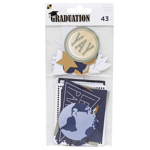 Die Cuts with a View - Graduation Collection - Ephemera with Foil Accents