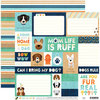Die Cuts with a View - Playful Pets Collection - 12 x 12 Double Sided Paper - Dog Tags