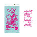 Die Cuts with a View - Heidi Swapp - Letter Board - Word Packs - Pink - Joyful