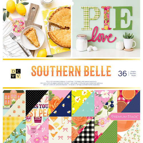Die Cuts with a View - Southern Belle Collection - Foil Paper Stack - 12 x 12