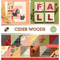 Die Cuts with a View - Cider Woods Collection - Foil Paper Stack - 12 x 12
