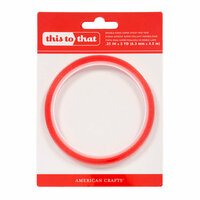 American Crafts - This to That Adhesive - Red Tape - Double-sided - 5 Yards - 1/4 Inch