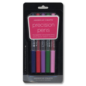 American Crafts - Precision Pen - Size 05 Point - 5 Pack