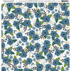 American Crafts - 12 x 12 Single Sided Paper - Blue Floral