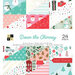 Die Cuts with a View - Christmas - 6 x 6 Double Sided Paper Stack - Down the Chimney - Pearl Foil Accents