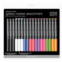 American Crafts - Galaxy Markers Value Pack - 18 Piece