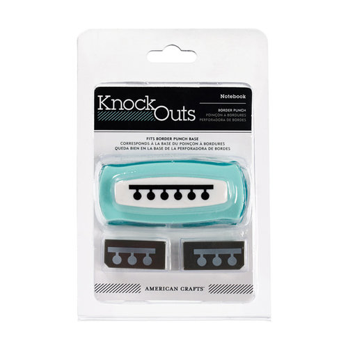 American Crafts - Knock Outs - Border Punches - Notebook
