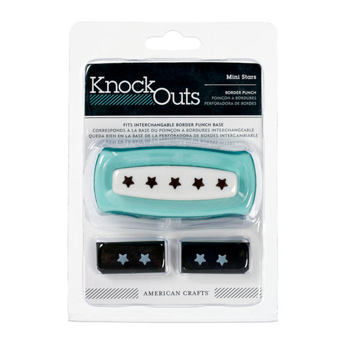 American Crafts - Knock Outs - Border Punches - Mini Stars