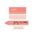 We R Makers - Washi Chomper - Washi Tape - Day and Time - Coral