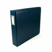We R Makers - Classic Leather - 8.5 x 11 - Three Ring Albums - Navy