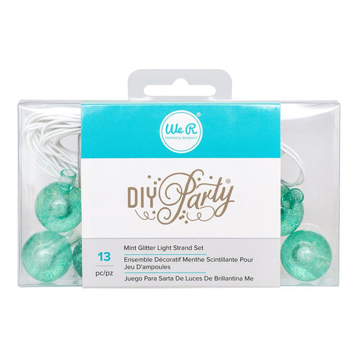 We R Memory Keepers - DIY Party Collection - Light Strand Set - Mint Glitter