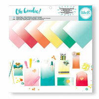 We R Makers - Oh Goodie Collection - 12 x 12 Paper Pad - Glassine Ombre