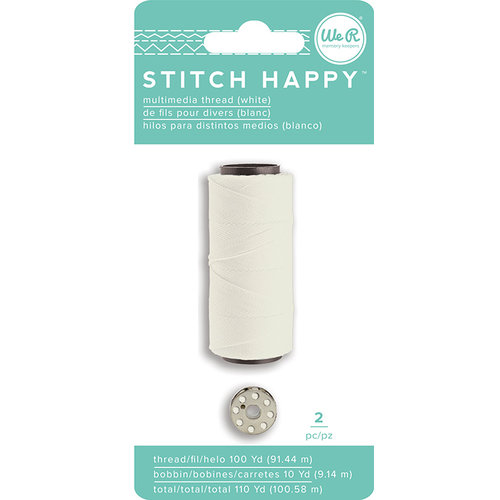 We R Memory Keepers - Stitch Happy Collection - Thread - White