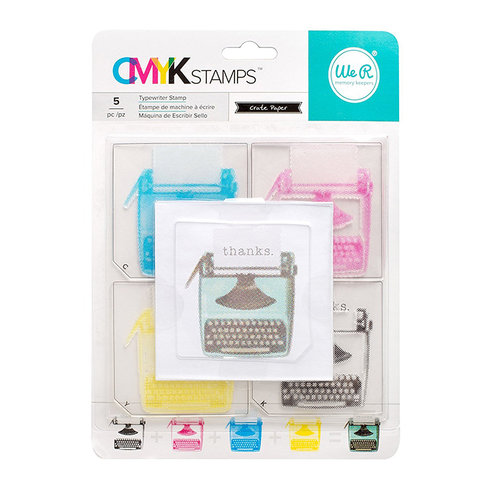We R Makers - Stamp Kit - CMYK - Typewriter
