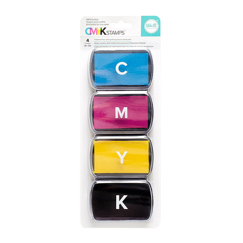 We R Makers - Ink Pad Set - CMYK - Cyan, Magenta, Yellow and Black