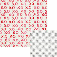 We R Memory Keepers - Crush Collection - 12 x 12 Double Sided Paper - XOXO
