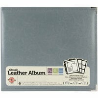 We R Makers - Classic Leather - 12 x 12 - Three Ring Albums - Charcoal