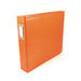 We R Memory Keepers - Classic Leather - 12 x 12 - 3-Ring Album - Orange Soda