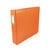 We R Makers - Classic Leather - 12 x 12 - 3-Ring Album - Orange Soda
