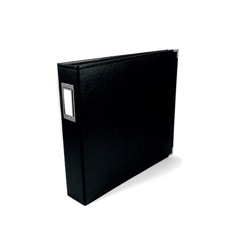 We R Makers - Classic Leather - 12 x 12 - Three Ring Albums - Black