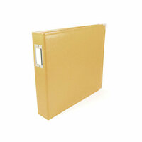 We R Memory Keepers - Classic Leather - 12 x 12 - Three Ring Albums - Buttercup