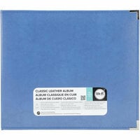 We R Makers - Classic Leather - 12 x 12 - Three Ring Albums - Country Blue