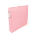 We R Makers - Classic Leather - 12 x 12 - 3-Ring Album - Pretty Pink