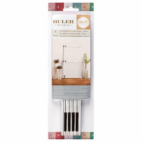 We R Memory Keepers - Ruler Studio Collection - Folded Rulers - 9 Inches - White