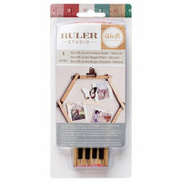 We R Memory Keepers - Ruler Studio Collection - Folded Rulers - 6 Inches - Natural