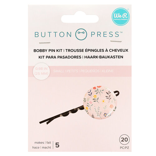 We R Makers - Button Press Collection - Button Backer - Bobby Pin Backers