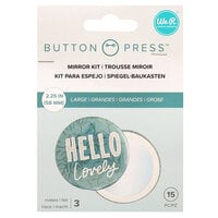 We R Memory Keepers - Button Press Collection - Button Backer - Adhesive Mirrors
