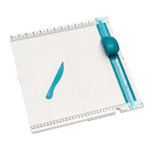 Craft Paper Trimmer And Scoring Board Set - Portable Compact Scoreboard  With Inch And Centimeter Measurements, Perfect For Paper Folding And  Scrapbook