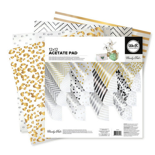 We R Makers - Clearly Posh Collection - 12 x 12 Acetate Paper Pad