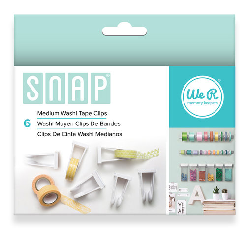 We R Memory Keepers - Snap Storage - Washi Tape Clips - Medium