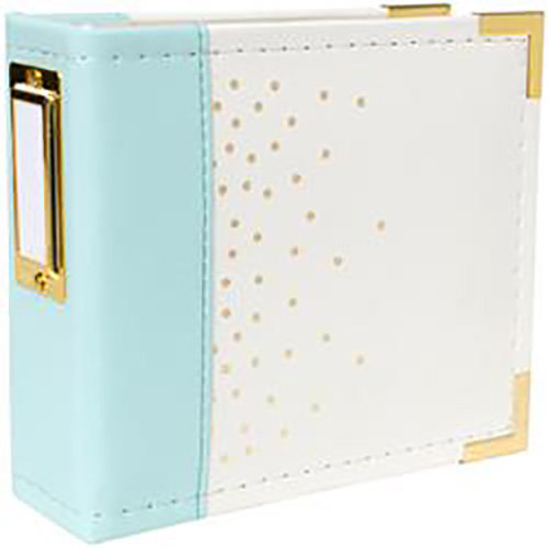 We R Memory Keepers - 4 x 4 - Instagram Albums - Mint With Gold Foil Dots