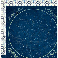 We R Memory Keepers - Wildflower Collection - 12 x 12 Double Sided Paper - Stargazing