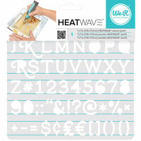 We R Makers - Heatwave Stencils - Serif
