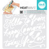 We R Makers - Heatwave Stencils - Script