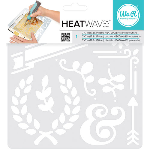 We R Makers - Heatwave Stencils - Flourish