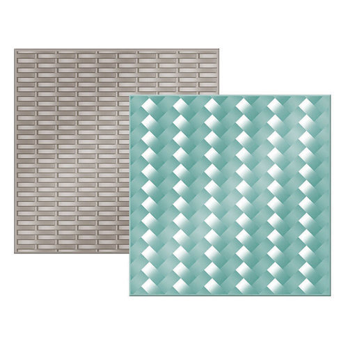 We R Memory Keepers - Next Level 3D Embossing Folders - Woven