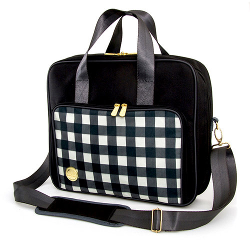 We R Memory Keepers - 360 Crafter's Bag - Shoulder Bag - Plaid Black