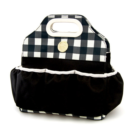 We R Memory Keepers - 360 Crafter's Bag - Tote - Plaid Black