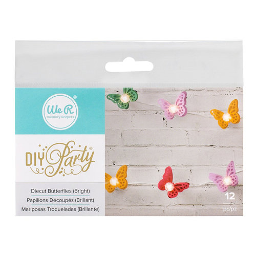 We R Memory Keepers - DIY Party Collection - Die Cut Butterflies - Bright